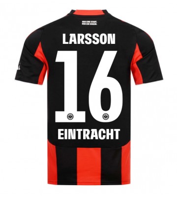 Eintracht Frankfurt Hugo Larsson #16 Replika Hemmatröja 2025-26 Kortärmad Eintracht Frankfurt Hugo Larsson #16 Replika Hemmatröja 2025-26 Kortärmad